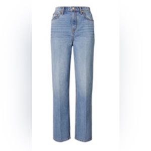 High rise straight jeans, color: vintage